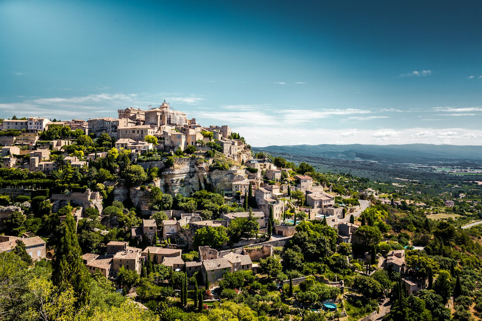 Hill village in Provence